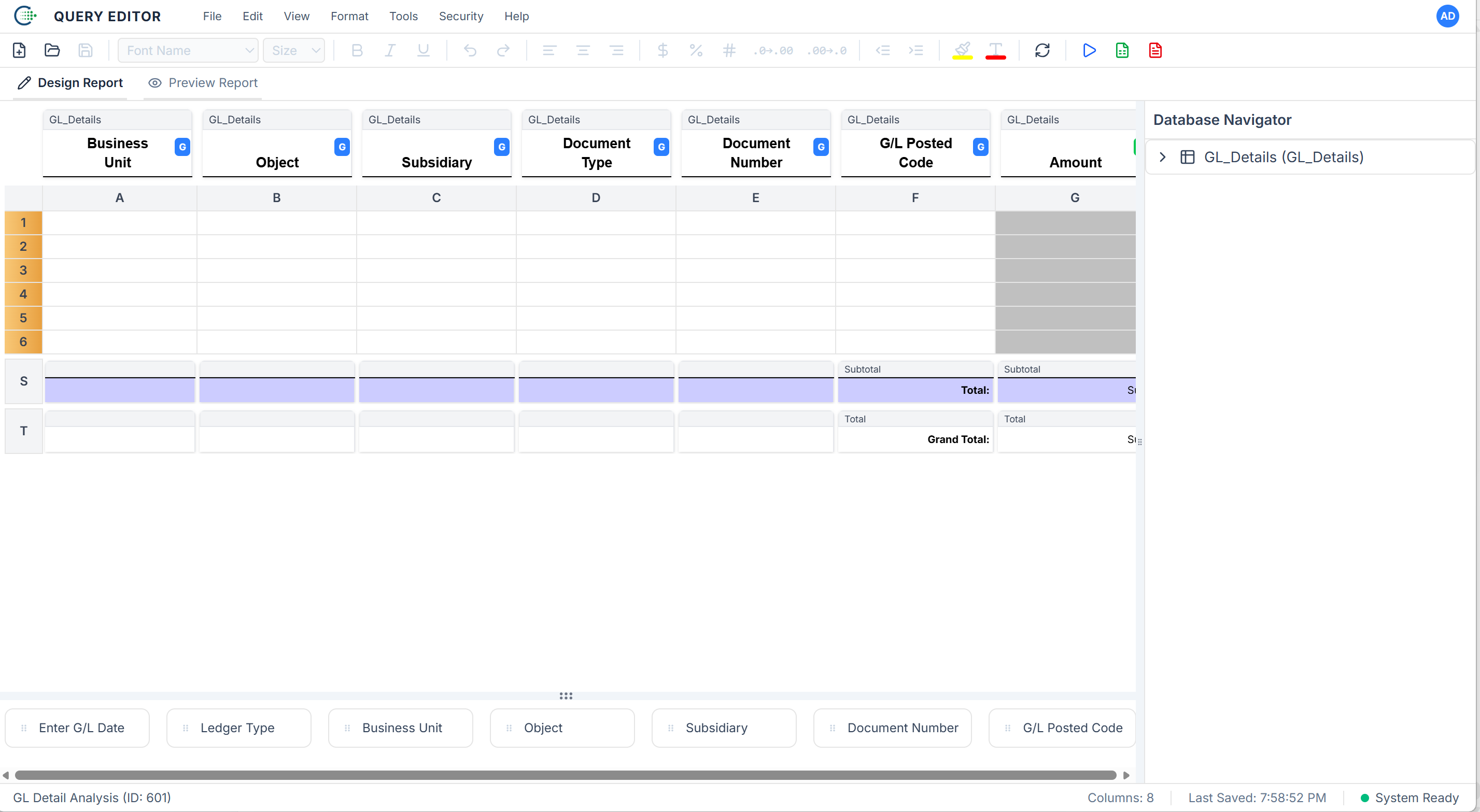 C-QRY Query Editor